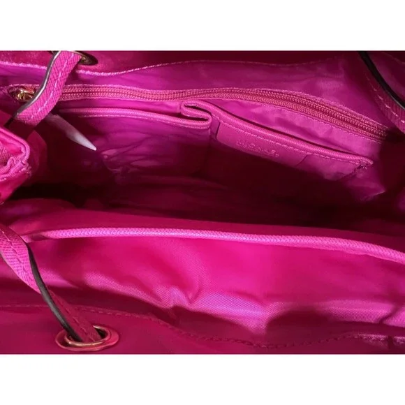 Michael Kors Quilted Backpack Fuchsia Pink